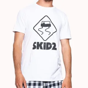 Skidz White Logo Tee