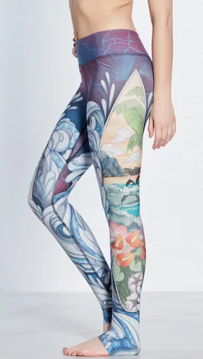 Surf - Full Length Triathlon Leggings - CUSTOM ORDER