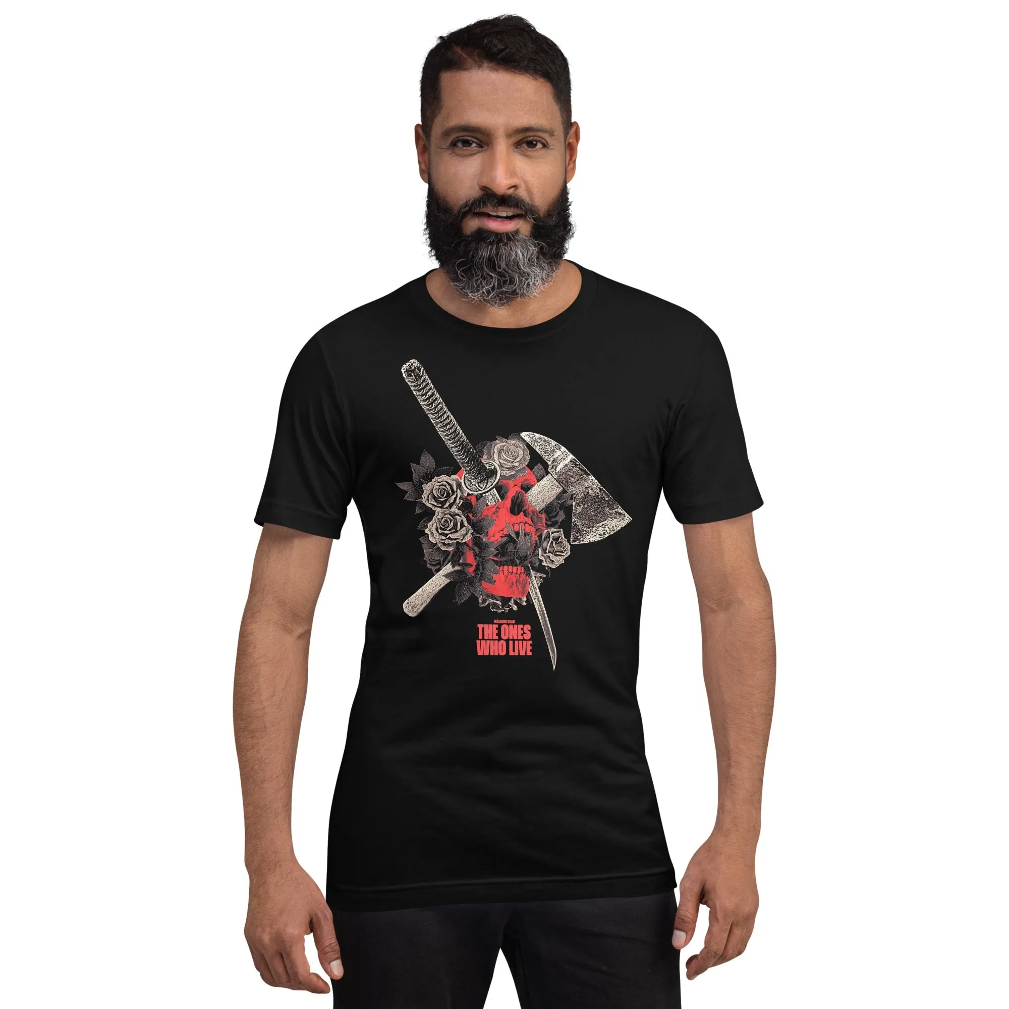 The Walking Dead: The Ones Who Live Floral Skull T-Shirt