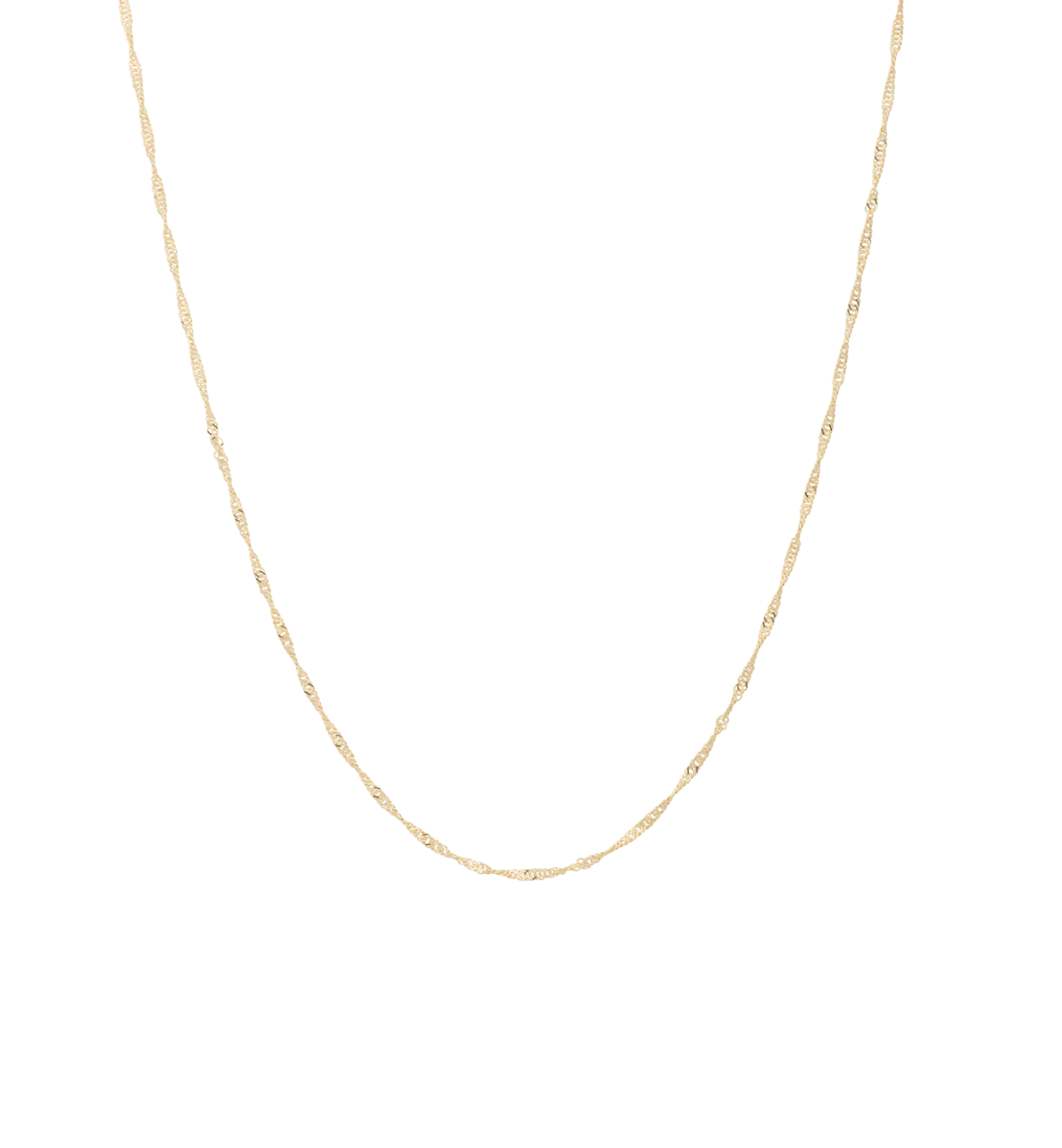 Twist Necklace 14K