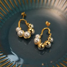 Vintage-Inspired Freshwater Pearl Earrings