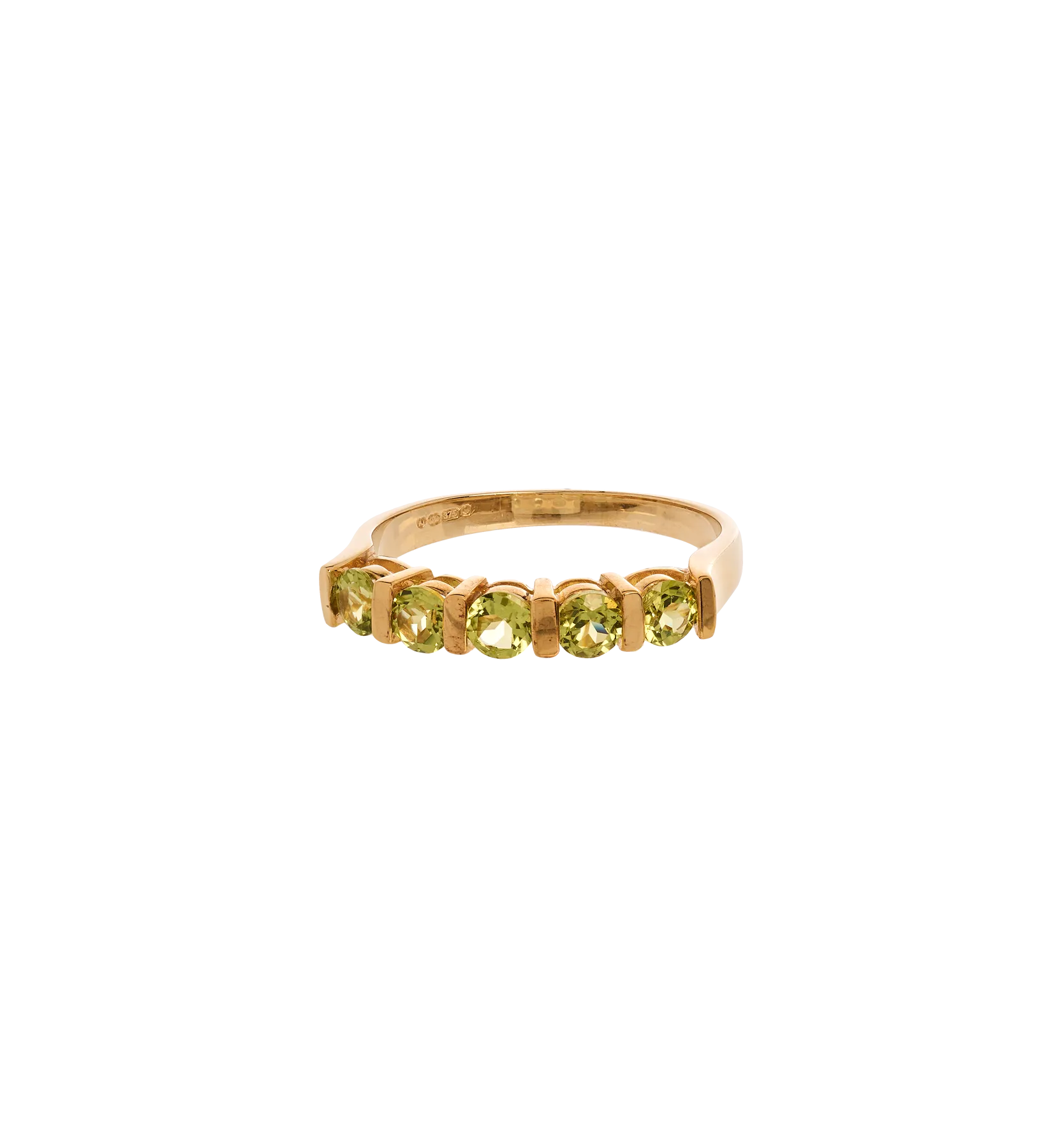 Vintage Peridot Harmony Ring