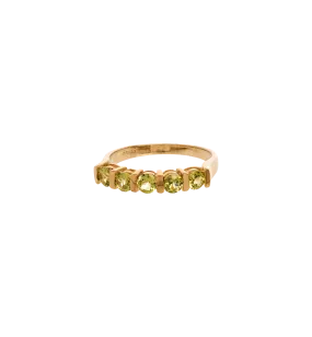 Vintage Peridot Harmony Ring