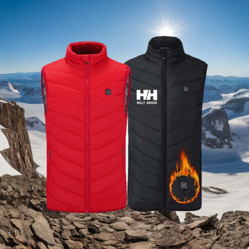 Warm Unisex Winter USB Infrared Heating Vest: Electric Heating Jacket