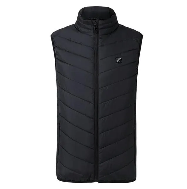 Warm Unisex Winter USB Infrared Heating Vest: Electric Heating Jacket