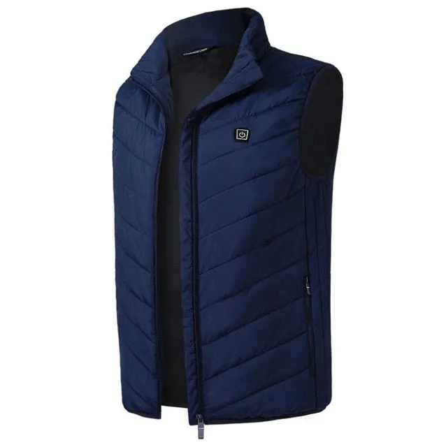 Warm Unisex Winter USB Infrared Heating Vest: Electric Heating Jacket