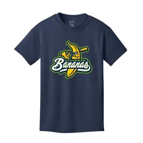 YOUTH Bananas Short Sleeve Primary Logo Tee - Navy