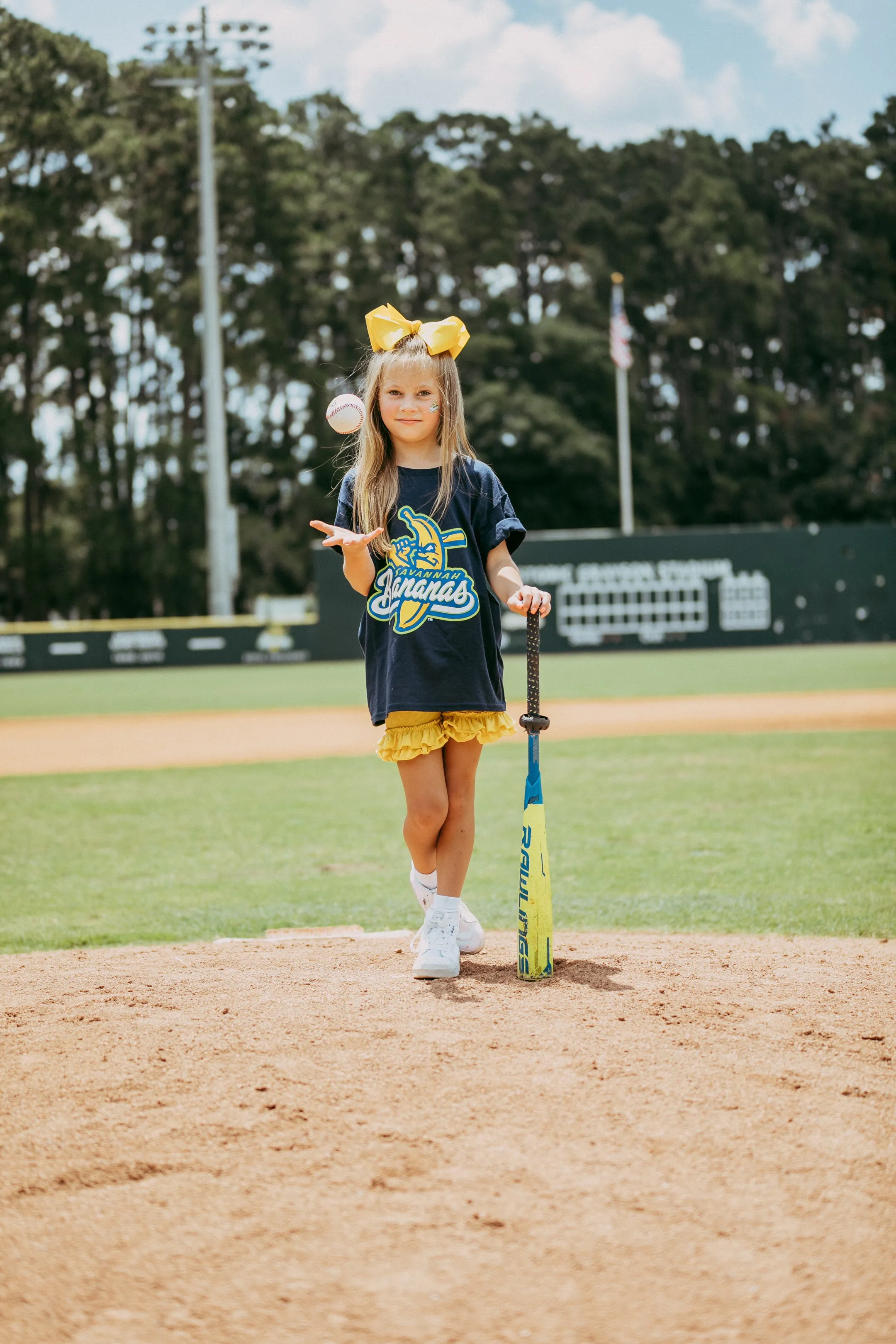 YOUTH Bananas Short Sleeve Primary Logo Tee - Navy