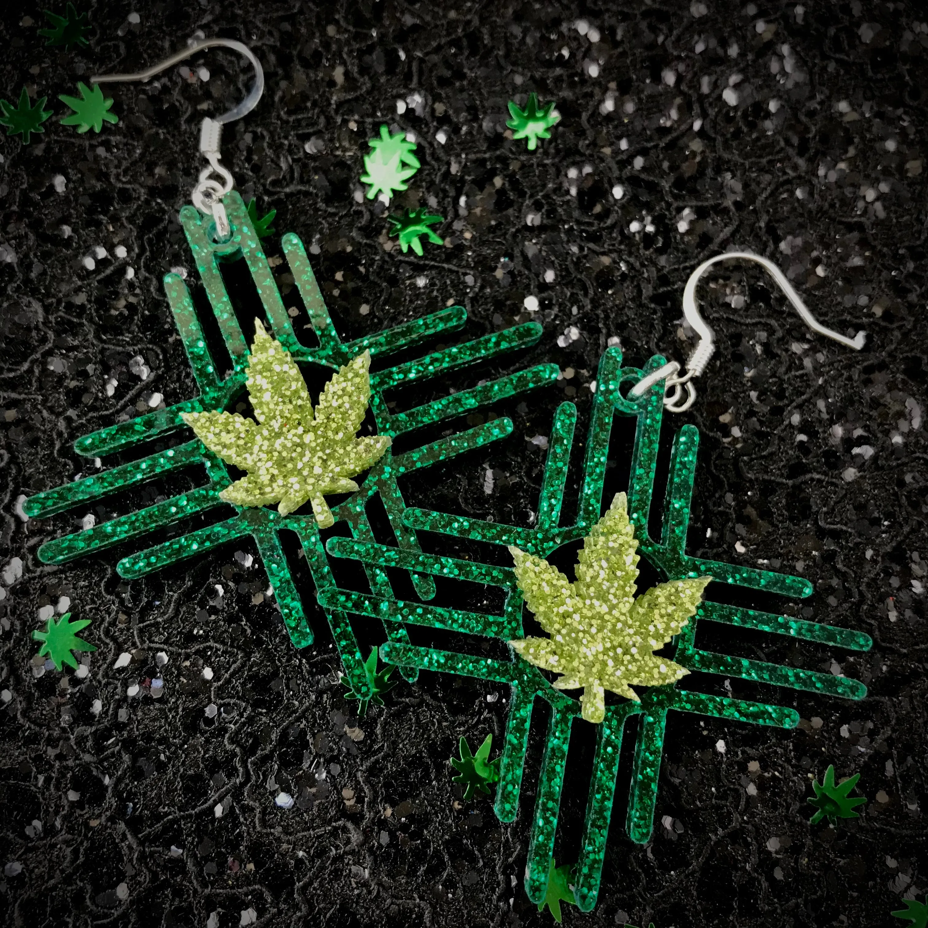 Zia Weed Earrings 2